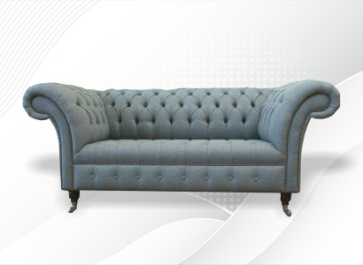 Chesterfield Sofa Couch Upholstery Designer 2 Seater Suite Sofas Two-seater new